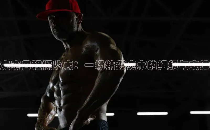 竞赛日程概览表：一场精彩赛事的组织与安排